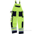 กางเกงเอี๊ยม Worakwear Safety Fr สีขาวสีเทาสีน้ำเงิน